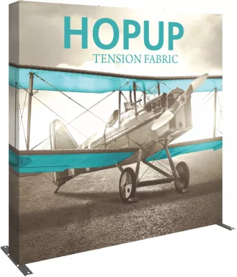 Hopup™ 7.5' Straight Display & Full Fabric Graphic