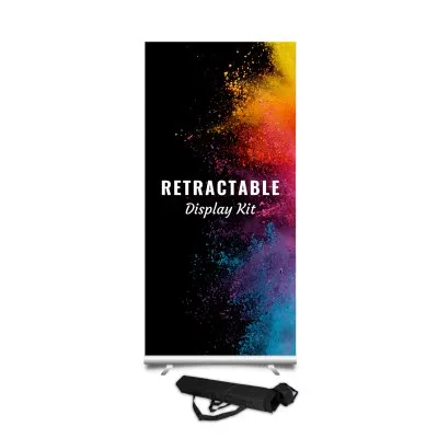 33"W x 79"H Economy Retractable Display Kit