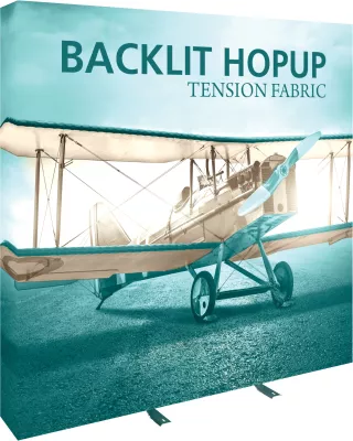 Hopup™ 7.5' Backlit Straight Full Height Display with Endcaps