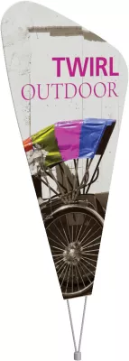 Twirl Outdoor Sign (Hardware Only)