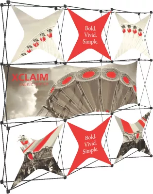 Xclaim 8' Wide Fabric Popup Display Kit 06