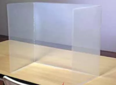 Economy Personal Desktop Sneeze Guard