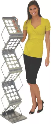 Zedup 1 6 Pocket Literature Rack