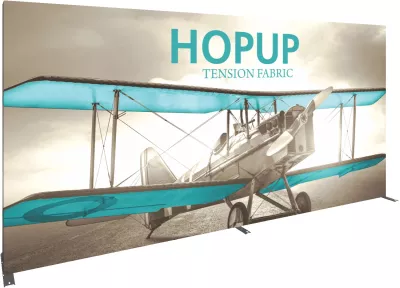Hopup™ 15' Full Height Straight Display Full Fitted Graphic