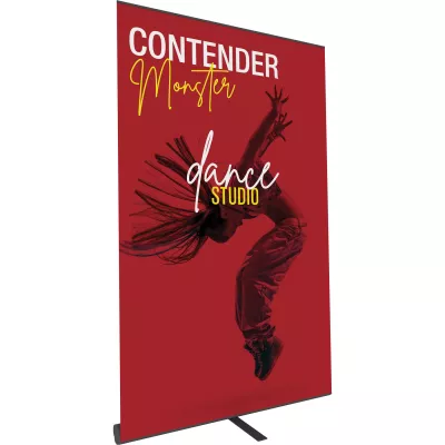 Contender Monster Black Retractable Banner Stand
