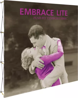 Embrace Lite 7.5' Full Height Display with Front Graphic