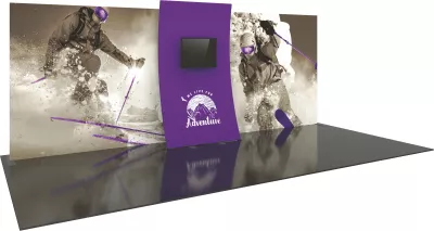 Formulate Designer Series 20' Fabric Backwall Kit 05