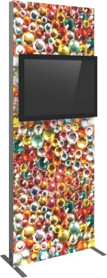Vector Frame Monitor Kiosk 01 - Single-Sided Monitor Mount