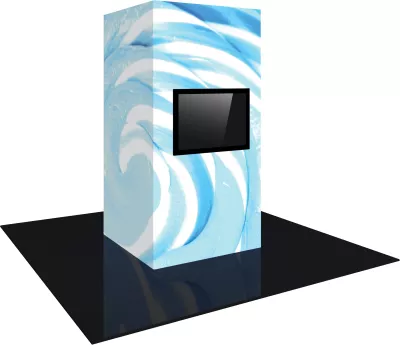 Vector Frame Modular Backlit Monitor Tower 02 (4' x 8')