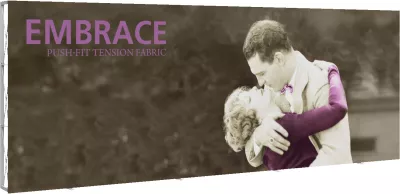 Embrace 20' Full Height Inline Display W/ Front Graphic