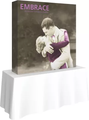 Embrace 5' Push-Fit Tabletop Display & Full Fitted Graphic