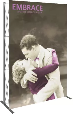 Embrace 5' Full Height Display With Front Graphic