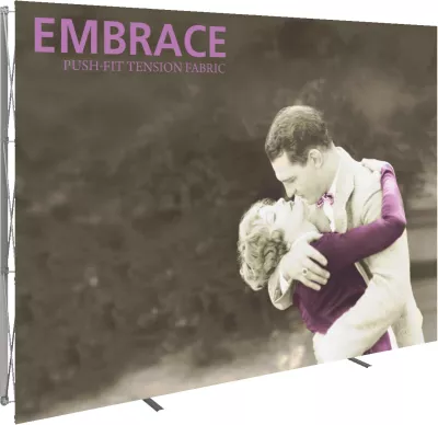 Embrace 10' Full Height Display W/Front Graphic
