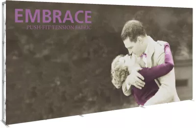 Embrace 15' Full Height Inline Display W/ Front Graphic