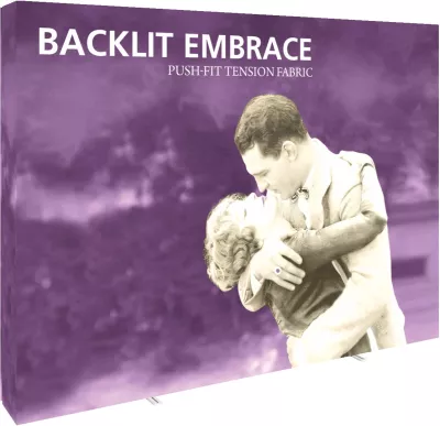 Backlit Embrace 10' Display Double-Sided