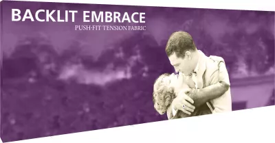 Embrace 20' Backlit Full Height Display & Double-Sided Graphic