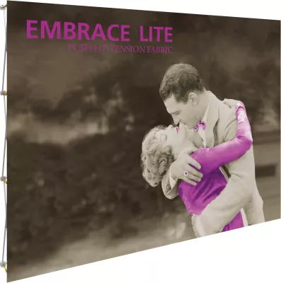Embrace Lite 7.5' Full Height Display w/ Front Graphic