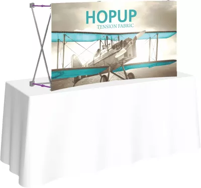 Hopup™ 5.5' Curved Tabletop Display & Front Graphic
