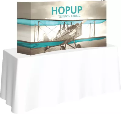 Hopup™ 5.5' Curved Tabletop Display & Full Fitted Graphics