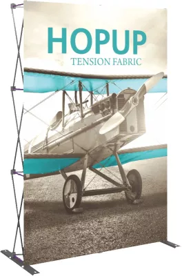 Hopup™ 5.5' Full Height Curved Display & Front Graphic