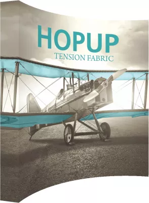 Hopup™ 10' Full Height Curved Display Fitted Graphic