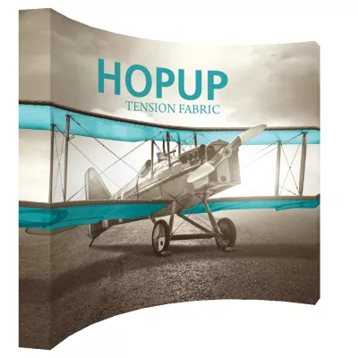 Hopup™ 13' Extra Tall Curved Display with Endcaps