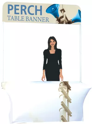 Perch 6' Table Pole Banner - Short