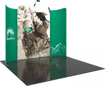Formulate Designer Series 10' Fabric Backwall Kit 02
