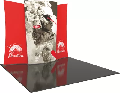 Formulate Designer Series 10' Fabric Backwall Kit 05