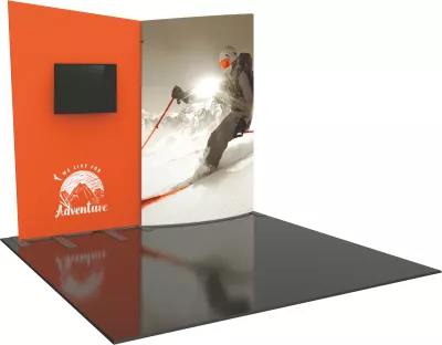 Formulate Designer Series 10' Fabric Backwall Kit 09