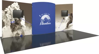Formulate Designer Series 20' Fabric Backwall Kit 08