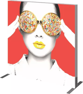 Vector Frame Light Box Square 02 Fabric Banner Display