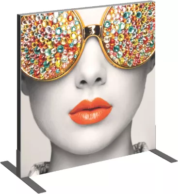 Vector Frame Square 01 Fabric Banner Display