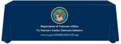 Veterans Justice Outreach 8ft Table Cover
