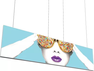 Vector Frame Hanging Light Box 15' x 4'