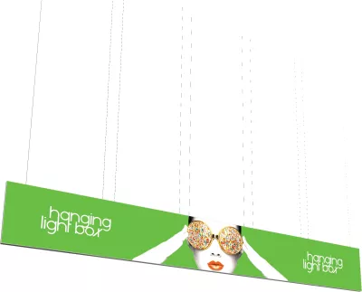 Vector Frame Hanging Light Box 30' x 4'