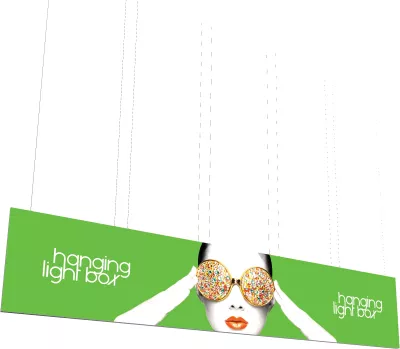 Vector Frame Hanging Light Box 30' x 6'