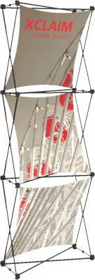 Xclaim 2.5' Fabric Popup Display Kit 01