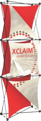 Xclaim 2.5' Fabric Popup Display Kit 04
