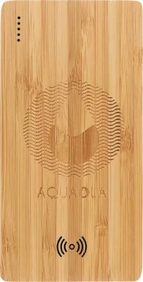 FSC® 100% Bamboo 5000 mAh Wireless Power Bank
