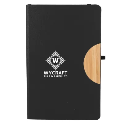 5.5'' x 8.5'' Kaya Recycled PU and Bamboo Journal