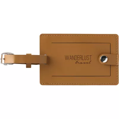 Pineapple Leather Luggage Tag
