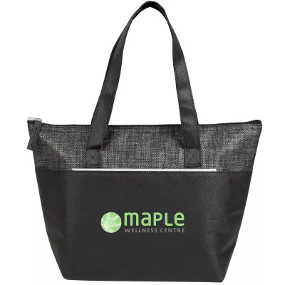 Mist Recycled 9-Can Non-Woven Tote Cooler