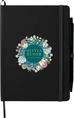 5'' x 7'' FSC® Mix Prime Notebook With Pen