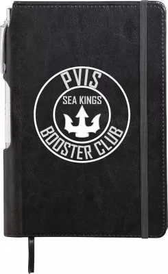 6'' x 8.5'' FSC® Mix Viola Bound Notebook with Pen