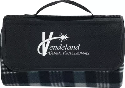 Padded Water-Resistant Fleece Picnic Blanket