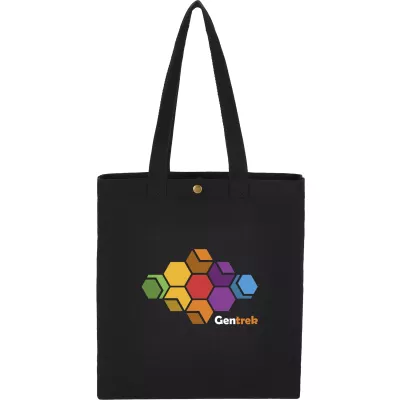 Repose 10oz Recycled Cotton Box Tote w/Snap
