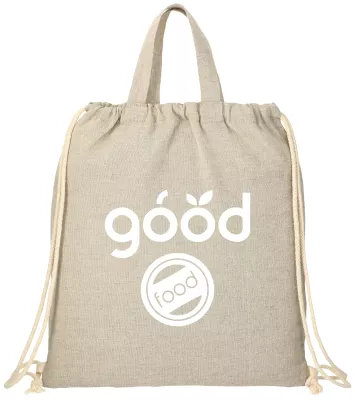 Recycled 5oz Cotton Drawstring Bag