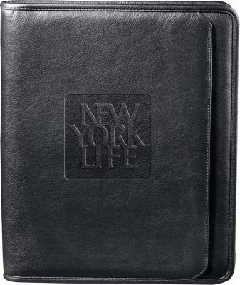 Manhattan Zippered Padfolio with FSC® Mix Paper