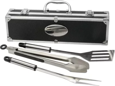 3 Piece BBQ set in Aluminum Case